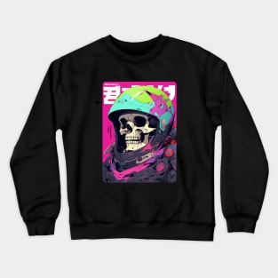 Cool Japanese Deathly  Racer Crewneck Sweatshirt